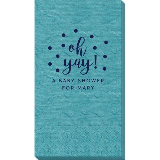 Confetti Dots Oh Yay! Bali Guest Towels