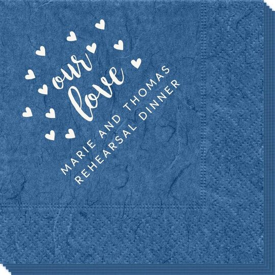 Confetti Hearts Our Love Bali Napkins