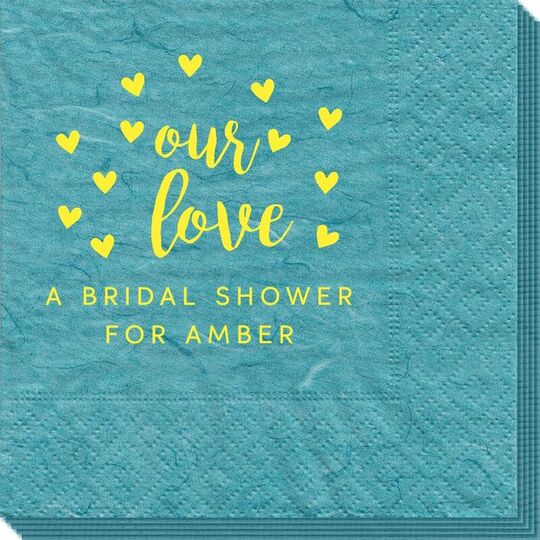 Confetti Hearts Our Love Bali Napkins
