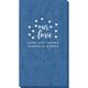 Confetti Hearts Our Love Bali Guest Towels Image 4 of 5