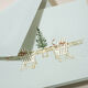 Engraved Seaside Christmas Boxed Folded Christmas Cards Image 2 of 3