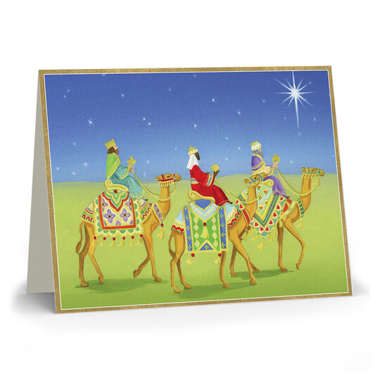 Three Kings Folded Holiday Cards