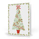 Twining Greenery Tree Folded Holiday Cards Image 1 of 2