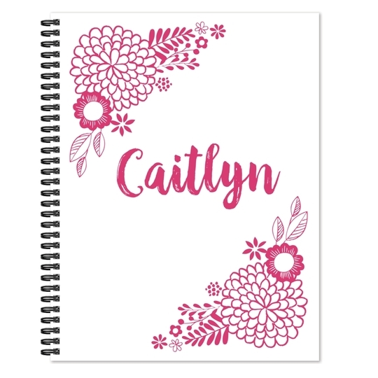 Garden Florals Spiral Notebook