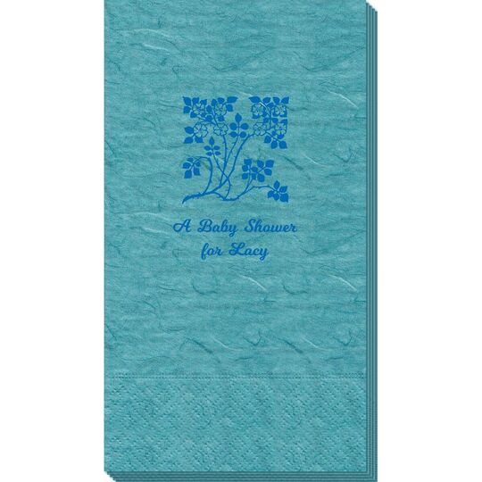 Floral Design Bali Guest Towels