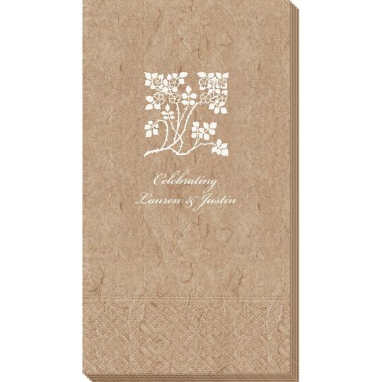 Floral Design Bali Guest Towels