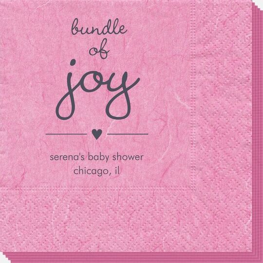 Heart Bundle of Joy Bali Napkins