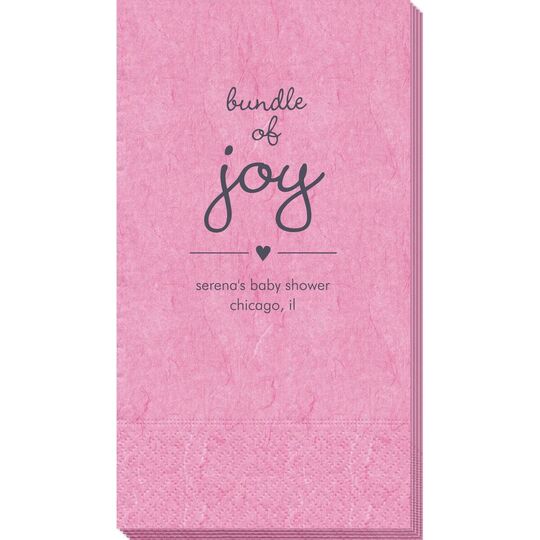 Heart Bundle of Joy Bali Guest Towels