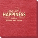 Love and Happiness Scroll Bali Napkins Image 1 of 2