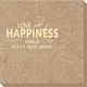 Love and Happiness Scroll Bali Napkins Image 2 of 2