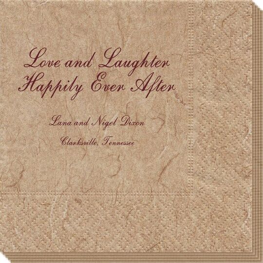 Love and Laughter Bali Napkins