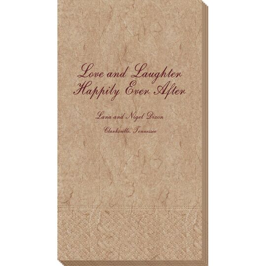 Love and Laughter Bali Guest Towels