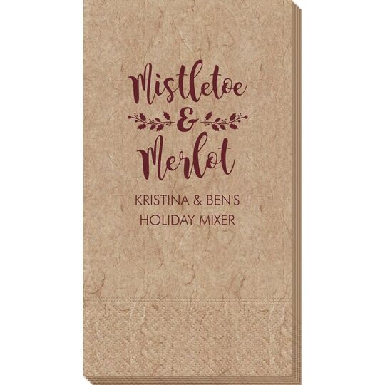 Mistletoe and Merlot Bali Guest Towels