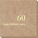 Large Number with Text Bali Napkins Image 1 of 2