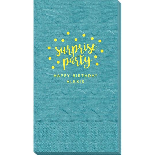 Surprise Party Confetti Dot Bali Guest Towels