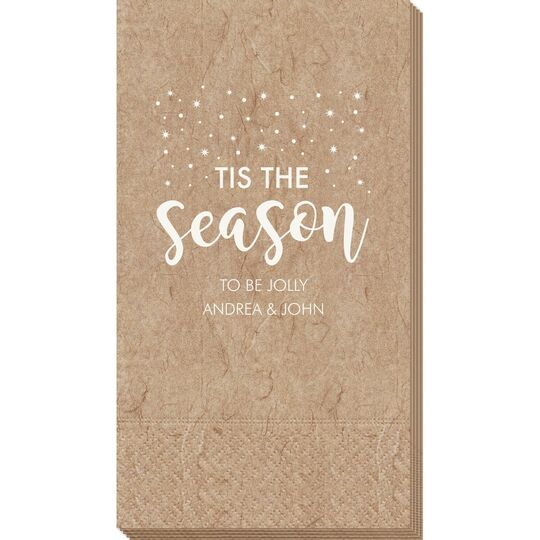 Tis The Season Bali Guest Towels