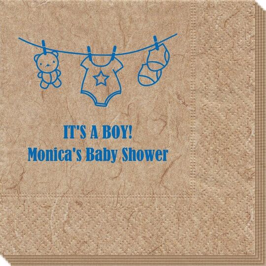 Teddy Bear Clothesline Bali Napkins