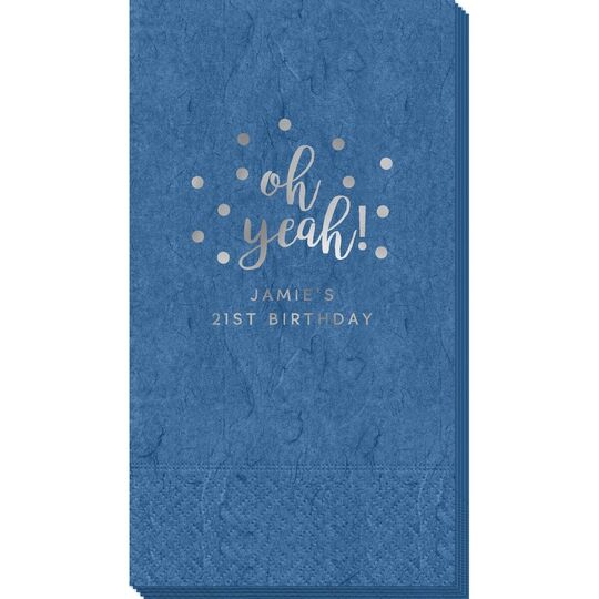 Confetti Dots Oh Yeah! Bali Guest Towels