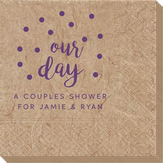 Confetti Dots Our Day Bali Napkins