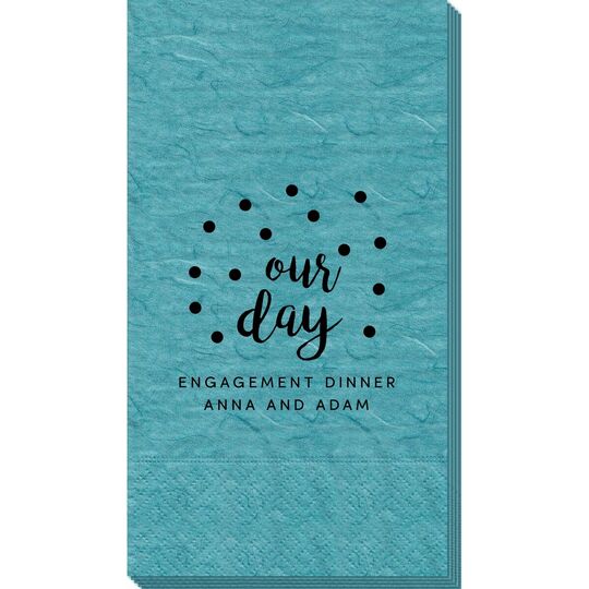 Confetti Dots Our Day Bali Guest Towels