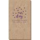 Confetti Dots Our Day Bali Guest Towels Image 1 of 4