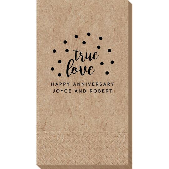 Confetti Dots True Love Bali Guest Towels