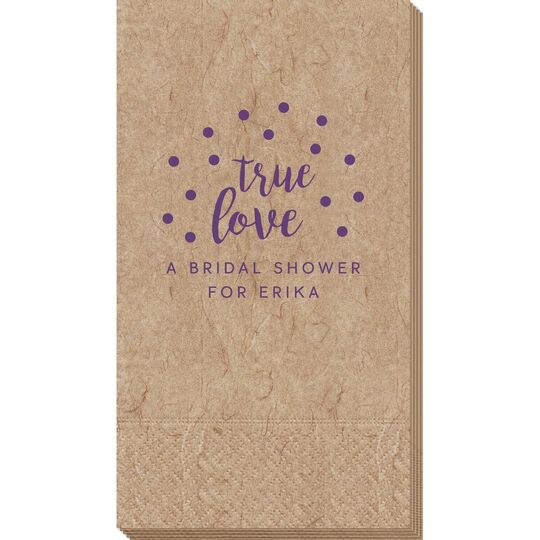 Confetti Dots True Love Bali Guest Towels