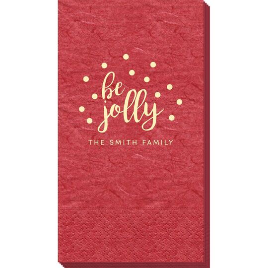 Confetti Dots Be Jolly Bali Guest Towels