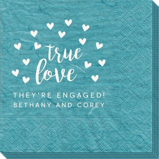 Confetti Hearts True Love Bali Napkins