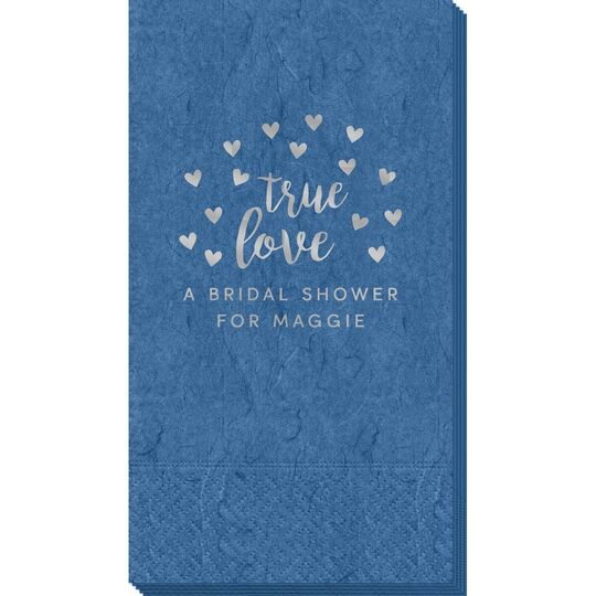 Confetti Hearts True Love Bali Guest Towels