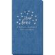 Confetti Hearts True Love Bali Guest Towels Image 1 of 3
