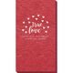 Confetti Hearts True Love Bali Guest Towels Image 3 of 3