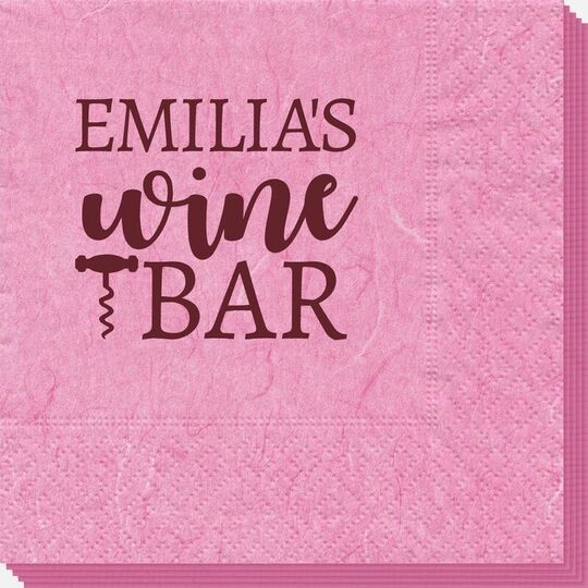 Corkscrew Wine Bar Bali Napkins