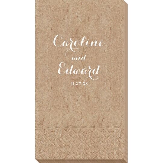 Darling Script Bali Guest Towels