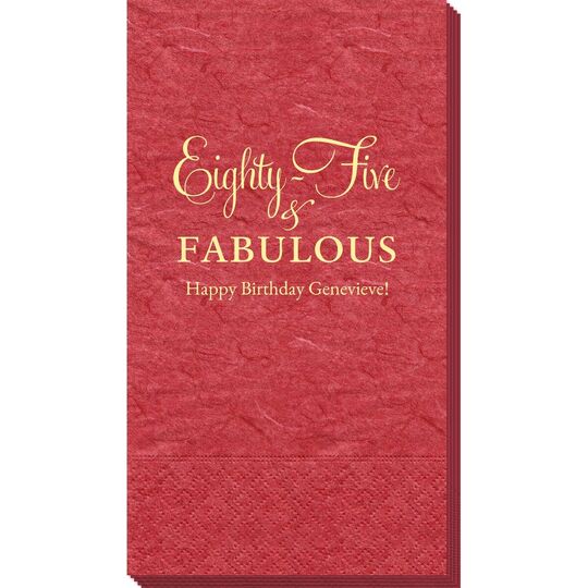 Eighty-Five & Fabulous Bali Guest Towels