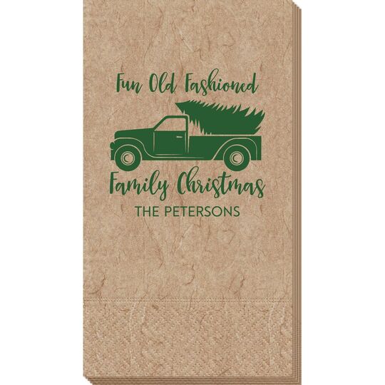 Fun Old Fashion Christmas Bali Guest Towels