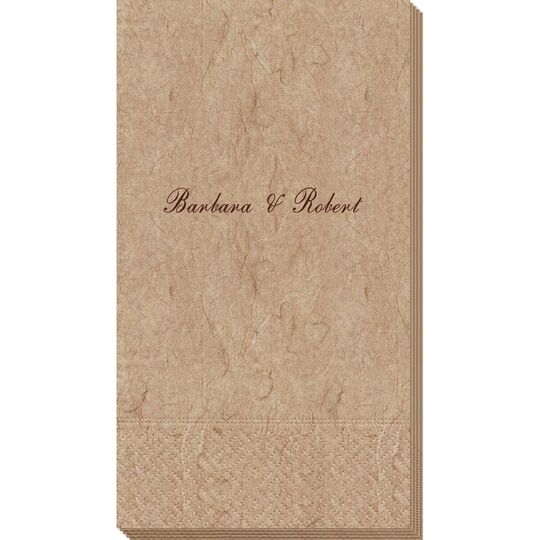 Formal Script Bali Guest Towels