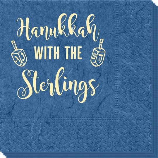 Hanukkah Dreidels Bali Napkins