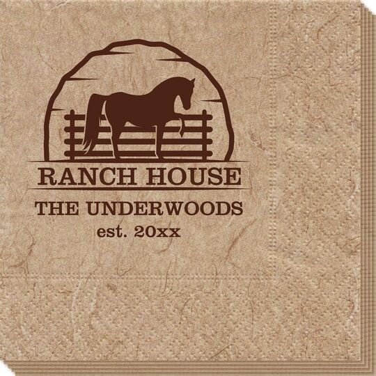 Horse Ranch House Bali Napkins