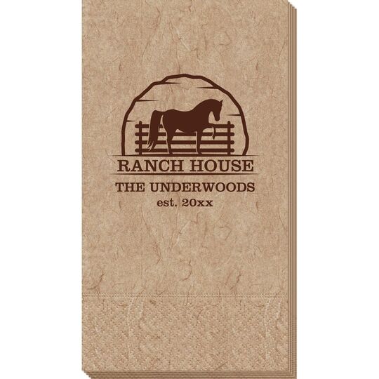 Horse Ranch House Bali Guest Towels