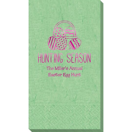 Hunting Season Easter Bali Guest Towels