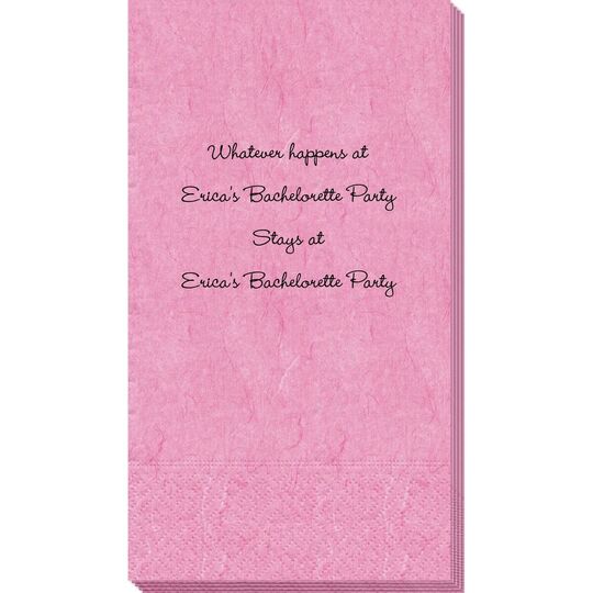 Whatever Happens Party Bali Guest Towels
