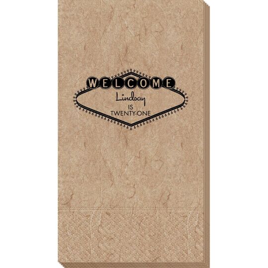 Welcome Marquee Bali Guest Towels