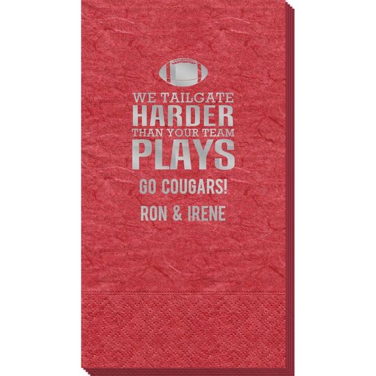 We Tailgate Harder Than Your Team Plays Bali Guest Towels