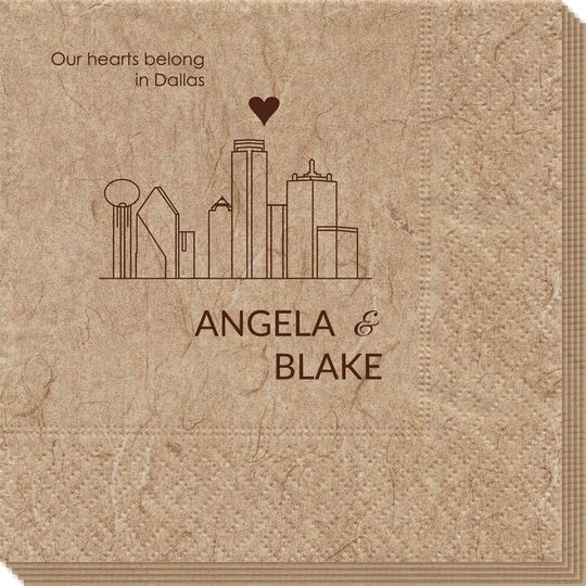 We Love Dallas Bali Napkins