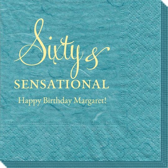 Sixty & Sensational Bali Napkins