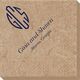 Shaped Oval Monogram with Text Bali Napkins Image 1 of 2