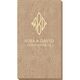 Shaped Diamond Monogram with Text Bali Guest Towels Image 1 of 2