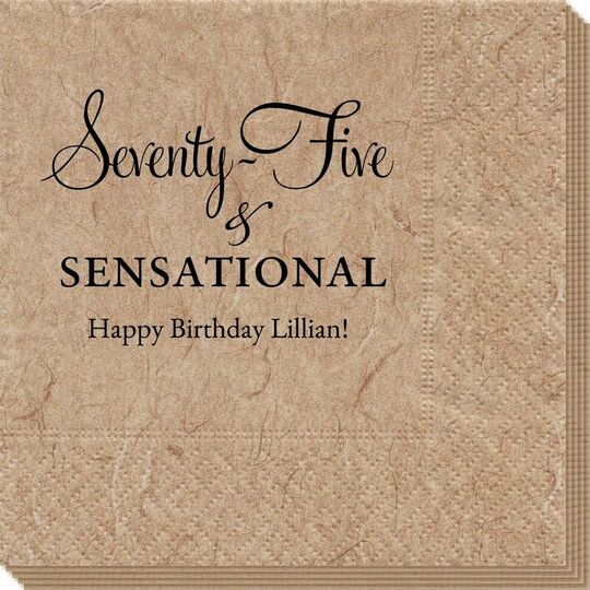 Seventy-Five & Sensational Bali Napkins