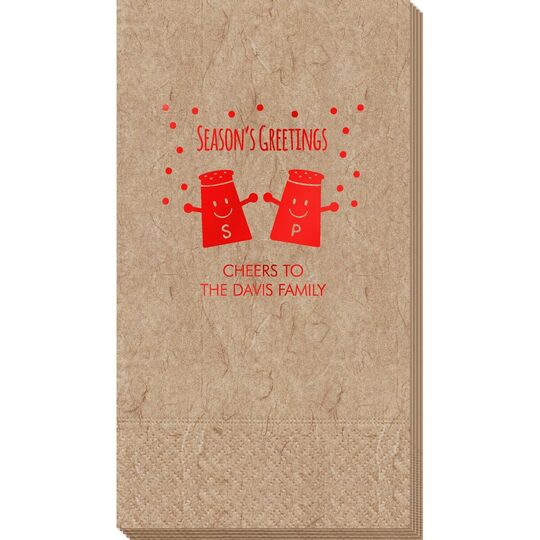 Season's Greetings Bali Guest Towels